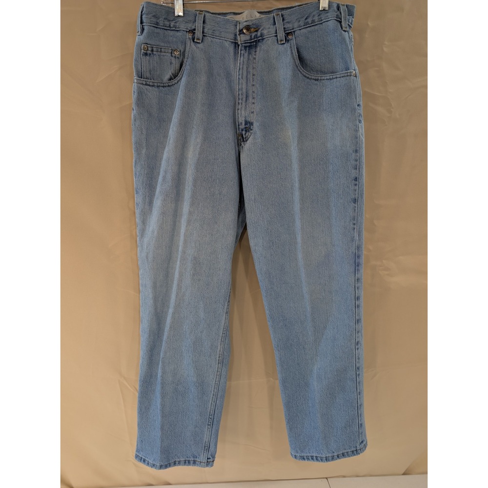 Arizona Jean Company Relaxed Fit Men's Denim Jeans Light Wash 36W 29L - Picture 1 of 5